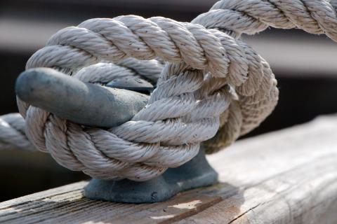 Otter Bay Marina Pender Island, BC rope