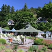 Otterbay Marina Pender Island, BC store, cafe and grounds